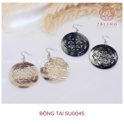 Bông tai sừng 2BLING thời trang SU0045