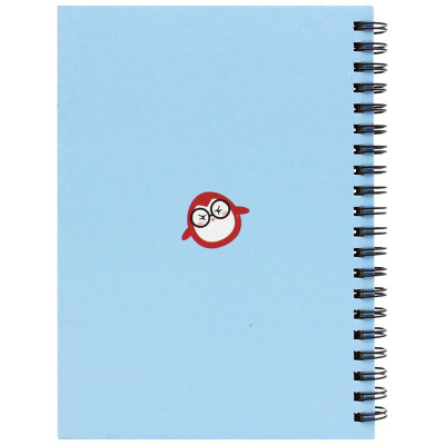 Sổ Lò Xo Bìa Cứng Penguin Cute B6 - Kẻ Ngang - 160 Trang 80gsm - The Sun 02