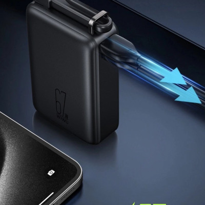 Pin Sạc Dự Phòng Di Động WiWU Tank 67W WI-P012, Sạc cho cả điện thoại và laptop - Hàng Chính Hãng