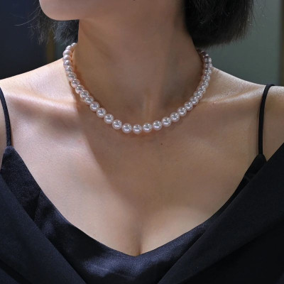 Dây chuyền vòng cổ ngọc trai nữ tính nhiều mẫu hot tiểu thư phong cách Hàn Quốc nàng thơ nhẹ nhàng