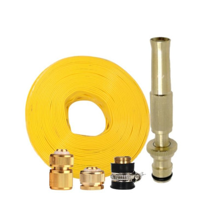 Tưới cây rửa xe Bộ dây và vòi xịt tăng áp lực nước 300% loại 30m cút đồng,nối đồng 206587