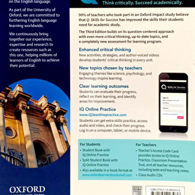 Q: Skills For Success: Level 2: Reading And Writing Student Book With iQ Online Practice - 3rd Edition