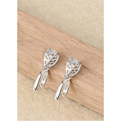 Combo 2 cái Khoen bạc móc mặt dây chuyền phật, tỳ hưu, hồ ly - Ngọc Quý Gemstones