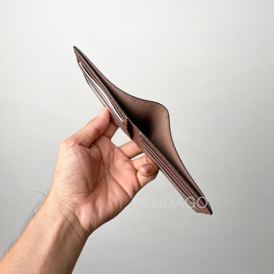 Ví nam PANDAGO Abigail 01 da thật làm thủ công