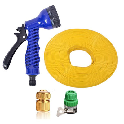 Bộ dây vòi xịt rửa xe, tưới cây, dọn dẹp nhà cửa 20m (cút đồng nối nhựa xanh) 206843
