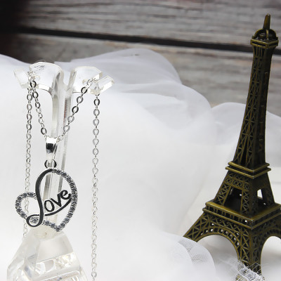 Dây Chuyền Nữ Bạc Hiểu Minh DMD426 Chữ LOVE