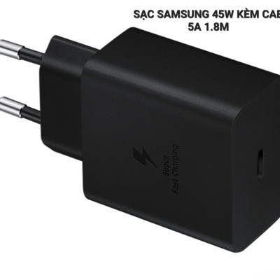 Full Box Sạc Siêu Nhanh Samsung 65W ( 3 Cổng Không Kèm Cab ) / 45W ( 1 Cổng Kèm Cab 5A Dài 1.8m ) / 35W ( 2 Cổng Không Kèm Cab) - Hàng Chính Hãng