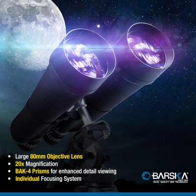 Ống nhòm tầm xa cỡ lớn Barska Gladiator 25-125x80 Zoom (Hàng chính hãng)