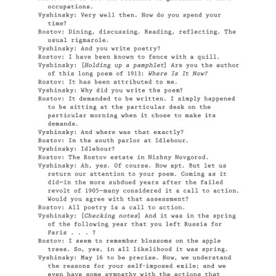 A Gentleman In Moscow