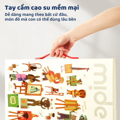 Túi đựng tài liệu tranh vẽ A3 Mideer Colorful Creations Gallery