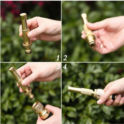 Bộ dây vòi xịt nước rửa xe, tưới cây . tăng áp 3 lần, loại 7m, 10m 206587 cút sập, + tặng đai
