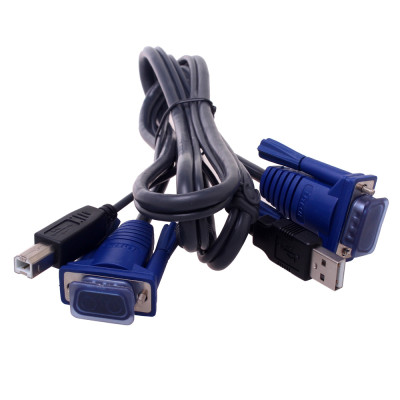Cáp KVM USB 1.5m - Cáp nối bộ KVM - Hàng Nhập Khẩu