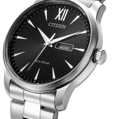 Đồng Hồ Nam Citizen Dây Thép Không Gỉ BM8550-81E - Mặt Đen