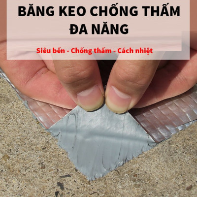 Băng keo chống thấm cao cấp Bosui Nhật Bản siêu dính khổ 5cm x 10m 