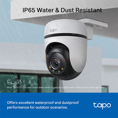 Camera ngoài trời TP-Link Tapo Outdoor Pan/Tilt Home Security Wifi 3K C510W - Hàng chính hãng