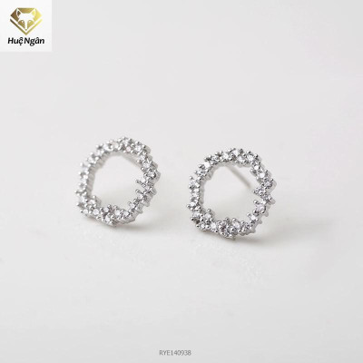 Combo dây chuyền lắc chân và khuyên tai bạc Ý 925 Huệ Ngân - Huyền thoại biển xanh PP1528-RYE140938-RYBJ50120