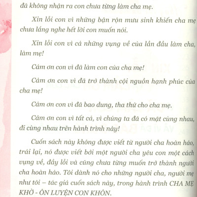 Cha Mẹ Khờ Ôn Con Khôn (Chúng Ta Không Cần Làm Cha Mẹ Hoàn Hảo Mới Dạy Được Con Mình) - Hoàng Anh Tú