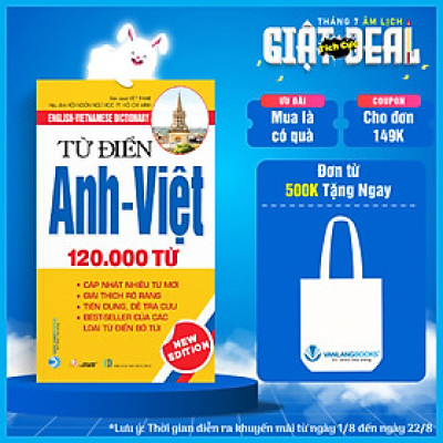 Từ Điển Anh Việt 120.000 Từ - Vanlangbooks