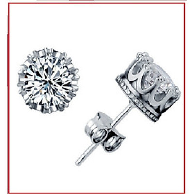 Đôi bông tai nam dính đá siêu đẹp