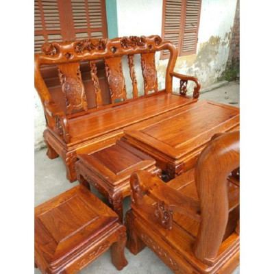 Bộ bàn ghế minh quốc hồng gỗ hương vân