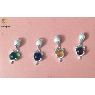 Combo dây chuyền và nhẫn bạc Ý 925 Huệ Ngân - Hồ ly may mắn PP1761-RR1618