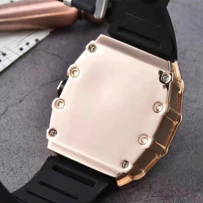 Đồng Hồ Nam Phong Cách Đồng Hồ Đeo Tay Dây Silicon Cứng Cáp Chạy Pin