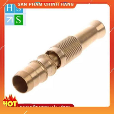 Đầu vòi xịt tăng áp bằng đồng, Vòi rửa xe hơi, rửa sân, tưới cây, làm vườn, Vòi xịt điều chỉnh được áp lực nước 206587
