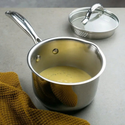 Nồi inox đáy liền Scanpan STS 16cm 7523 dùng bếp từ, máy rửa bát