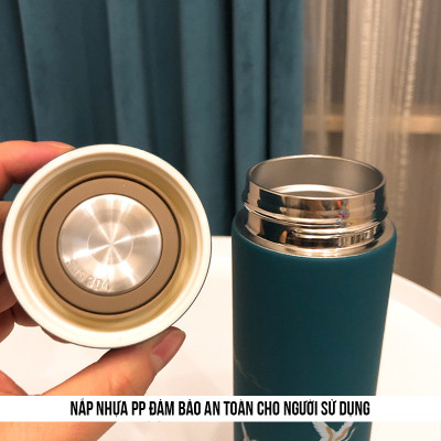 Bình Giữ Nhiệt Bình Nước Họa Tiết Tranh Phong Cảnh Retro Phong Cách Nhật Bản  DRU - Hàng Chính Hãng