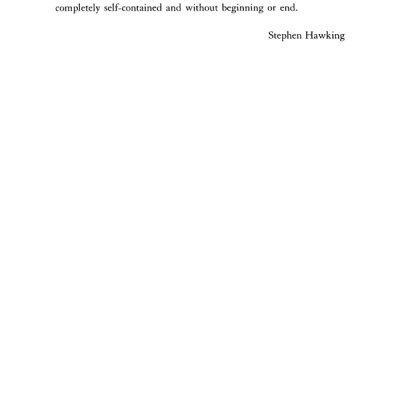 A Brief History Of Time : From Big Bang To Black Holes