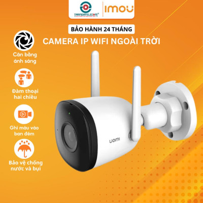 Camera IP Wifi ngoài trời IMOU F42P 4MP, F52FP 5MP siêu nét - TRANGIATELECOM Hàng chính hãƞg Hàng nhập khẩu