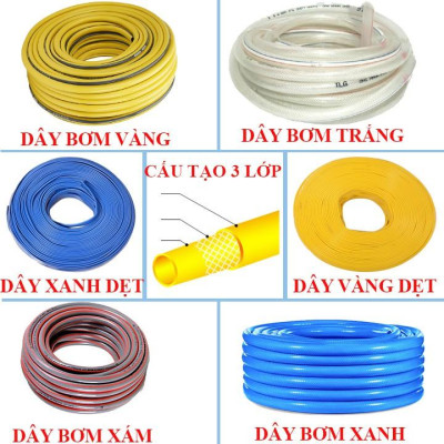 Bộ dây vòi xịt rửa xe, tưới cây, dọn dẹp nhà cửa 20m (cút đồng nối nhựa xanh) 206843