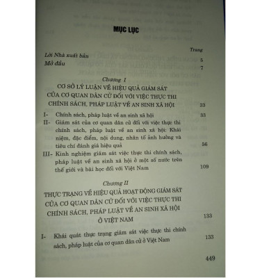 Sách - Nâng Cao Hiệu Quả Giám Sát Của Cơ Quan Dân Cử Đối Với Việc Thực Thi Chính Sách, Pháp Luật Về An Sinh Xã Hội ở Việt Nam - NXB Chính Trị Quốc Gia