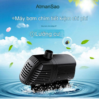 Máy bơm nước ATMAN AT8000 65W, 8000L/Hr lọc nước hồ cá koi, bơm sinh hoạt, tiểu cảnh, đài phun nước cao cấp