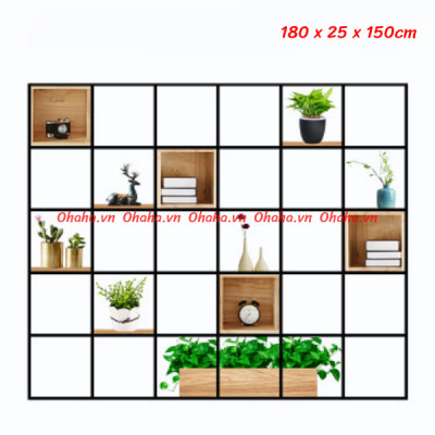 KỆ TRANG TRÍ PHÒNG KHÁCH ĐA NĂNG OHAHA - KTT002