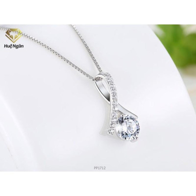 Dây chuyền bạc Ý 925 Huệ Ngân - Giọt sương PP1712