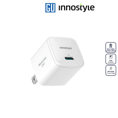 Sạc Nhanh Innostyle Ultra Minicube 20W Siêu Nhỏ Dành Cho Điện Thoại Hàng Chính Hãng