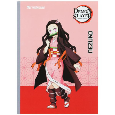 Tập Dán Gáy Demon Slayer - Kẻ Ngang - 120 Trang 70gsm - Thiên Long NB-108/DS - Nezuko