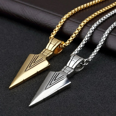 Dây chuyền nam mũi tên cá tính nhiều màu, dây chuyền nam cá tính, dây chuyền phong cách mạnh mẽ