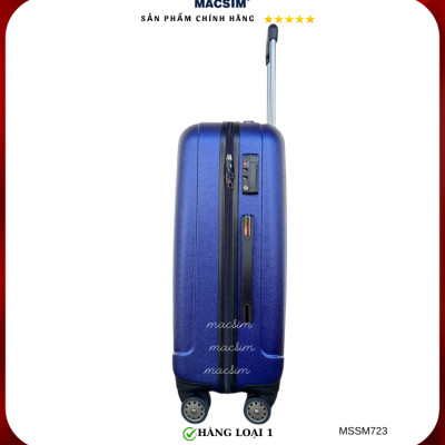 Vali cao cấp Macsim Smooire MSSM723 cỡ 24 inch màu matt blue - Hàng loại 1