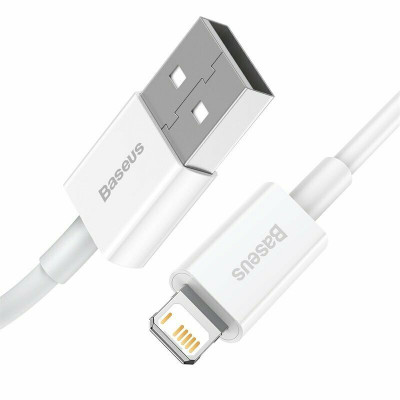 Cáp sạc cho iPhone/ iPad Baseus Superior Series Fast Charging Data Cable USB to iP (2.4A, 480Mbps, Fast charge, ABS/ TPE Cable)- Hàng chính hãng
