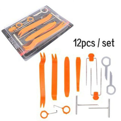 Bộ dụng cụ tháo nội thất ô tô 12 món - Tặng 1 bộ dán gương hậu