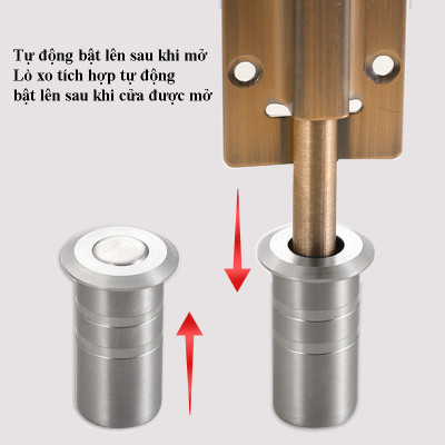 Hố Chặn Cát KUNBE Hố Chốt Âm Lò Xo Inox Chống Cát Bụi