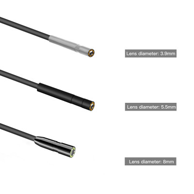 ROGTZ - Camera nội soi P10 Chống nước IP68 Màn hình IPS 2.8 inch Đường kính camera 3.9mm Độ phân giải cao 1080p 8 đèn LED Đa ngôn ngữ  Pin lithium dung lượng cao 3.7V 2600mAh Nhà xưởng Y tế Cầm tay Ô tô Nhà cửa Hàng Chính Hãng