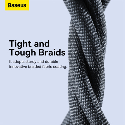 Cáp sạc nhanh, truyền dữ liệu tốc độ cao siêu bền USB to iP Baseus Crystal Shine Series Fast Charging Data Cable Ln 2.4A (Hàng chính hãng)