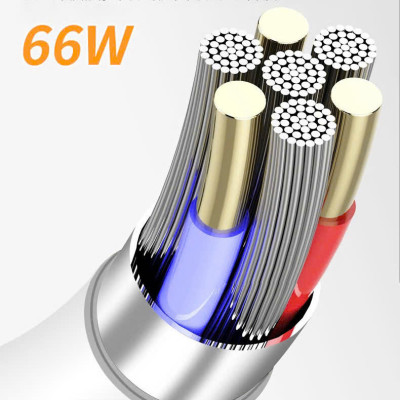 Dây sạc nhanh LI-TOP LX38 3IN1, đa năng 3 chân cắm IOS, MICRO, TYPE C, công suất 66W, Kim Ánh cho dùng thử 30 ngày, bảo hành hàng chính hãng 12 tháng