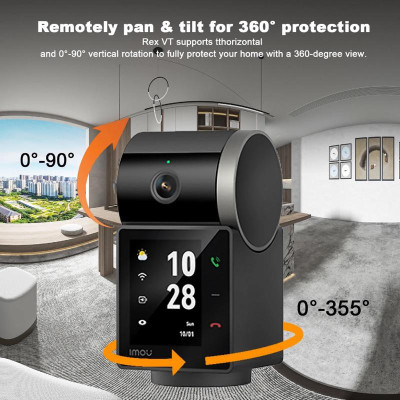 Camera Wifi Trong Nhà IMOU Rex VT Pro 3K S2VBP Pin Sạc Xoay 360, Gọi Video 2 Chiều - TRANGIATELECOM Hàng chính hãƞg Hàng nhập khẩu