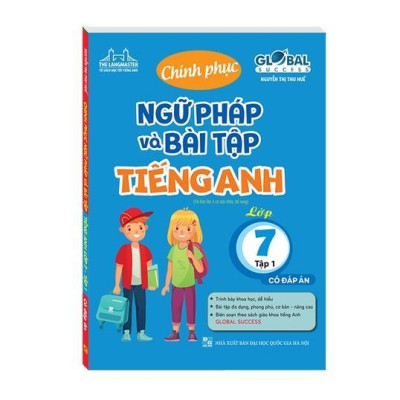 Sách - Global Sucess - Chinh Phục Ngữ Pháp Và Bài Tập Tiếng Anh + Chinh Phục 4 Kỹ Năng Tiếng Anh Lớp 7 - Combo 4 Cuốn - Minh Thắng