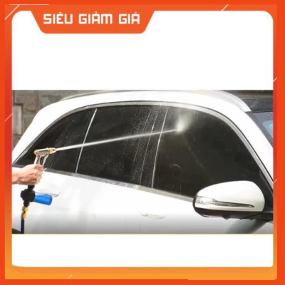 Bộ dây vòi xịt nước rửa xe, tưới cây . tăng áp 3 lần, loại 7m, 10m 206701-2 đầu đồng, cút, + tặng túi đựng bút