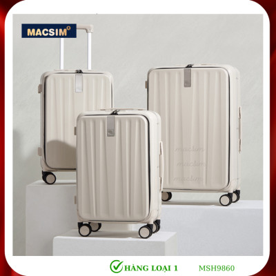 Vali cao cấp Macsim Hanke MSH9860 24 inch đen - Hàng loại 1